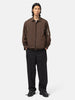 full-body of the model wearing the sacai Suiting x Nylon Twill Blouson Brown