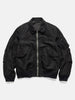 flat shot of the sacai Treated Nylon Twill Blouson Black