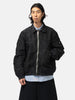 half-body view of the model wearing the sacai Treated Nylon Twill Blouson Black