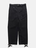 flat shot of the sacai Weathercloth Pants Black
