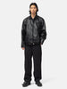 full-body view of the model wearing the sacai Weathercloth Pants Black