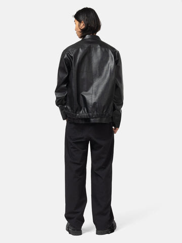 rear view of the model wearing the sacai Weathercloth Pants Black