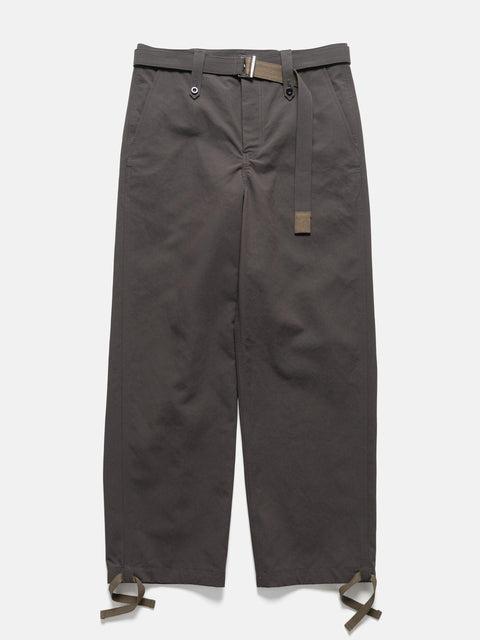 fat shot of the sacai Weathercloth Pants Khaki