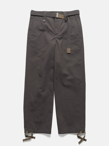 fat shot of the sacai Weathercloth Pants Khaki