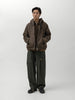 sacai Wool Flannel Hoodie Brown, Jackets