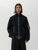 sacai Wool Knit Blouson Navy x Khaki, Jackets