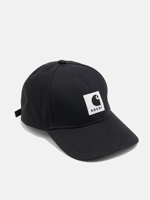sacai x Carhartt WIP Duck Cap Black, Headwear