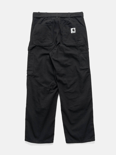 sacai x Carhartt WIP Duck Pants Black, Pants