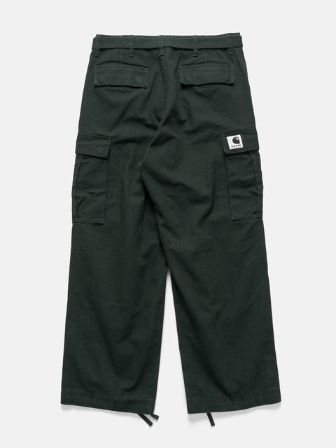 sacai x Carhartt WIP Duck Pants Cargo Green, Cargo Pants
