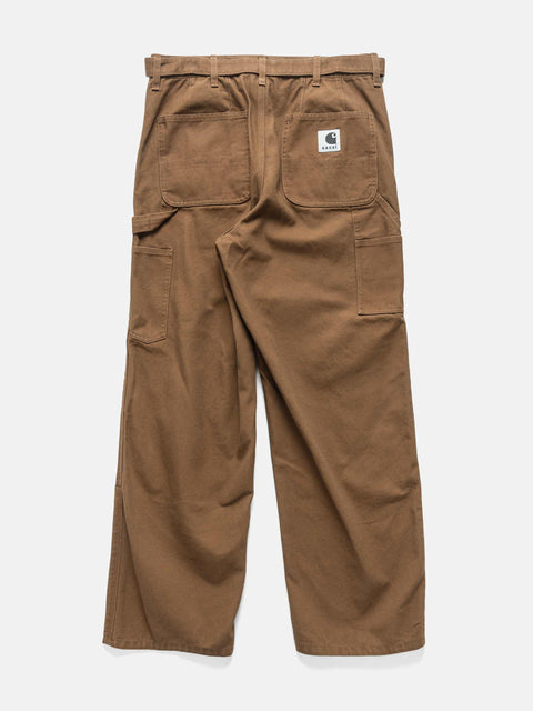 sacai x Carhartt WIP Duck Pants Dark Beige, Pants