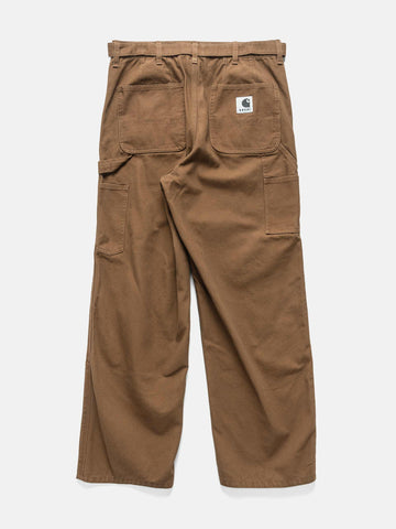 sacai x Carhartt WIP Duck Pants Dark Beige, Pants