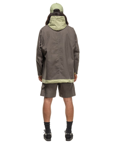 sacai Carhartt WIP Reversible Duck Coat Grey / Green, Outerwear