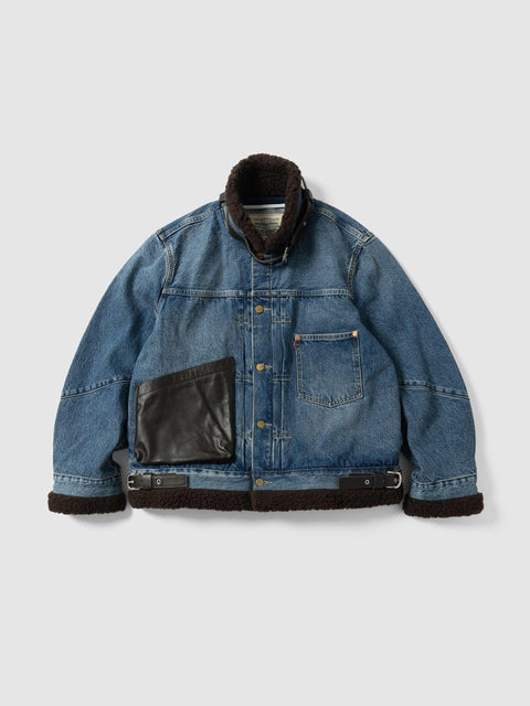 sacai x Levi's Denim Jacket A Blue, Denim Jackets