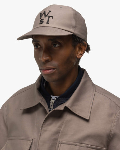 sacai x WTAPS Cotton Back Satin Cap Taupe, Accessories