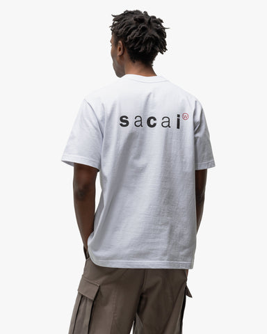 sacai x WTAPS Print T-Shirt White, T-Shirts