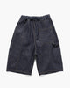 sageNATION Box Pleat Shorts Raw Denim, Bottoms