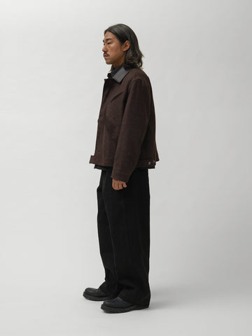 sage NATION Mainichi Trouser Cotton Canvas Black, Pants