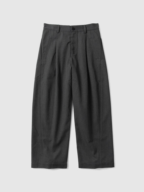 sage NATION Newport Trouser Viscose Mid Grey, Pants