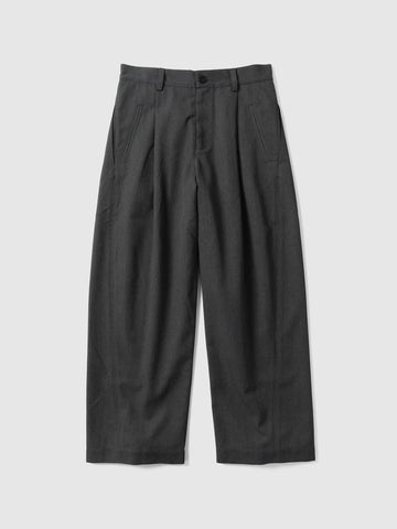 sage NATION Newport Trouser Viscose Mid Grey, Pants