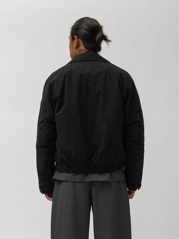 sage NATION Toya Bomber Cotton Broad Cloth Dark Navy, Jackets