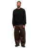 sageNATION Box Pleat Trouser Cotton Drill Brown, Bottoms