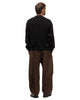 sageNATION Box Pleat Trouser Cotton Drill Brown, Bottoms