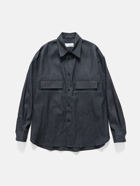 sageNATION Flap Shirt Indigo Stripe, Shirts