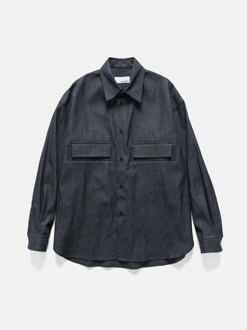 sageNATION Flap Shirt Indigo Stripe, Shirts