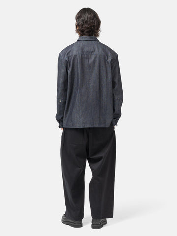 sageNATION Welt Trouser Cotton Drill Black, Trousers