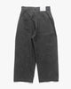 sageNATION Welt Trouser Denim Dark Grey Herringbone, Bottoms