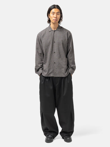 sageNATION Siesta Shirt Wool Cotton Mint Gingham Check, Shirts