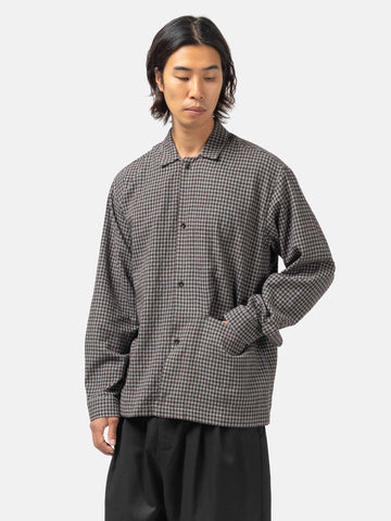 sageNATION Siesta Shirt Wool Cotton Mint Gingham Check, Shirts