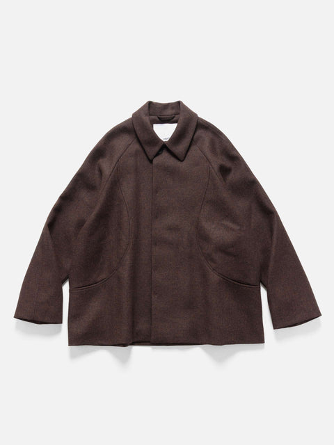 sageNATION Takeshi Jacket Wool Mocha Herringbone, Jackets