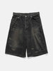 ssstein Baggy Denim Shorts Black, Shorts