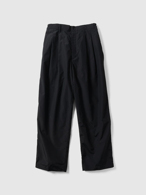 ssstein Cotton Nylon Wide Easy Trousers Black, Pants