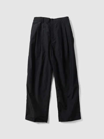 ssstein Cotton Nylon Wide Easy Trousers Black, Pants