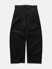 ssstein Cotton Satin Round Pants Black, Pants