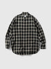 ssstein Cotton Viscose Oversized LS Shirt Black Ombre, Shirts