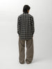 ssstein Cotton Viscose Oversized LS Shirt Black Ombre, Shirts