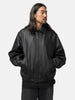 ssstein Cow Leather Vintage Zip Jacket Black, Leather Jackets