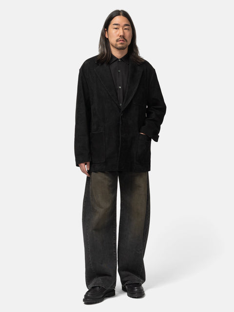 ssstein Cow Nubuck Blazer Black, 