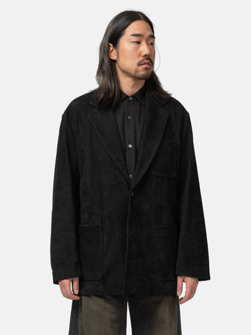 ssstein Cow Nubuck Blazer Black, 