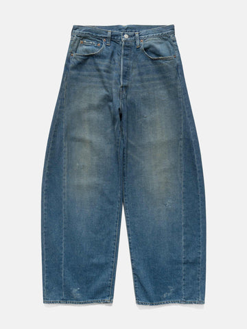 ssstein Deformation Wide Denim Jeans Indigo, Jeans