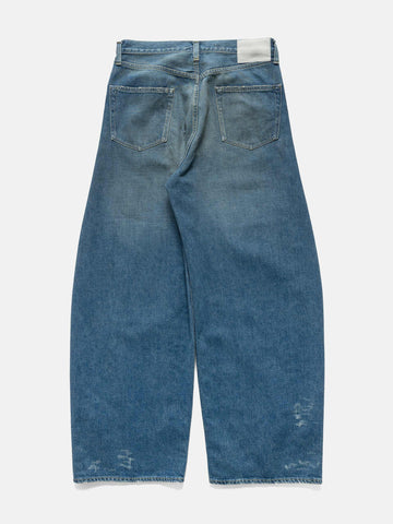 ssstein Deformation Wide Denim Jeans Indigo, Jeans