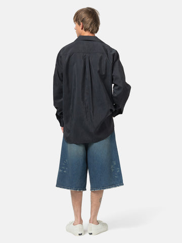 ssstein Nylon Skipper Shirt Black, Shirts