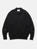 ssstein Organic Cotton Knit Skipper LS Black, Sweaters