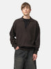 ssstein Organic Cotton Knit Skipper LS Dark Brown, Sweaters