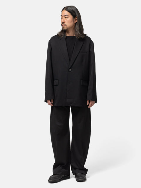 ssstein Oversized Single Breasted Jacket Black, Jackets