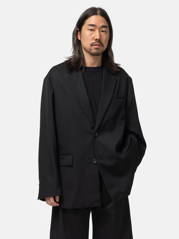 ssstein Oversized Single Breasted Jacket Black, Jackets
