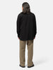 ssstein Rayon Silk Flannel Oversized Down Pat Shirt Charcoal, Shirts